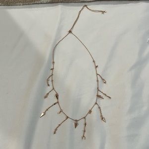 Kendra Scott rose gold necklace